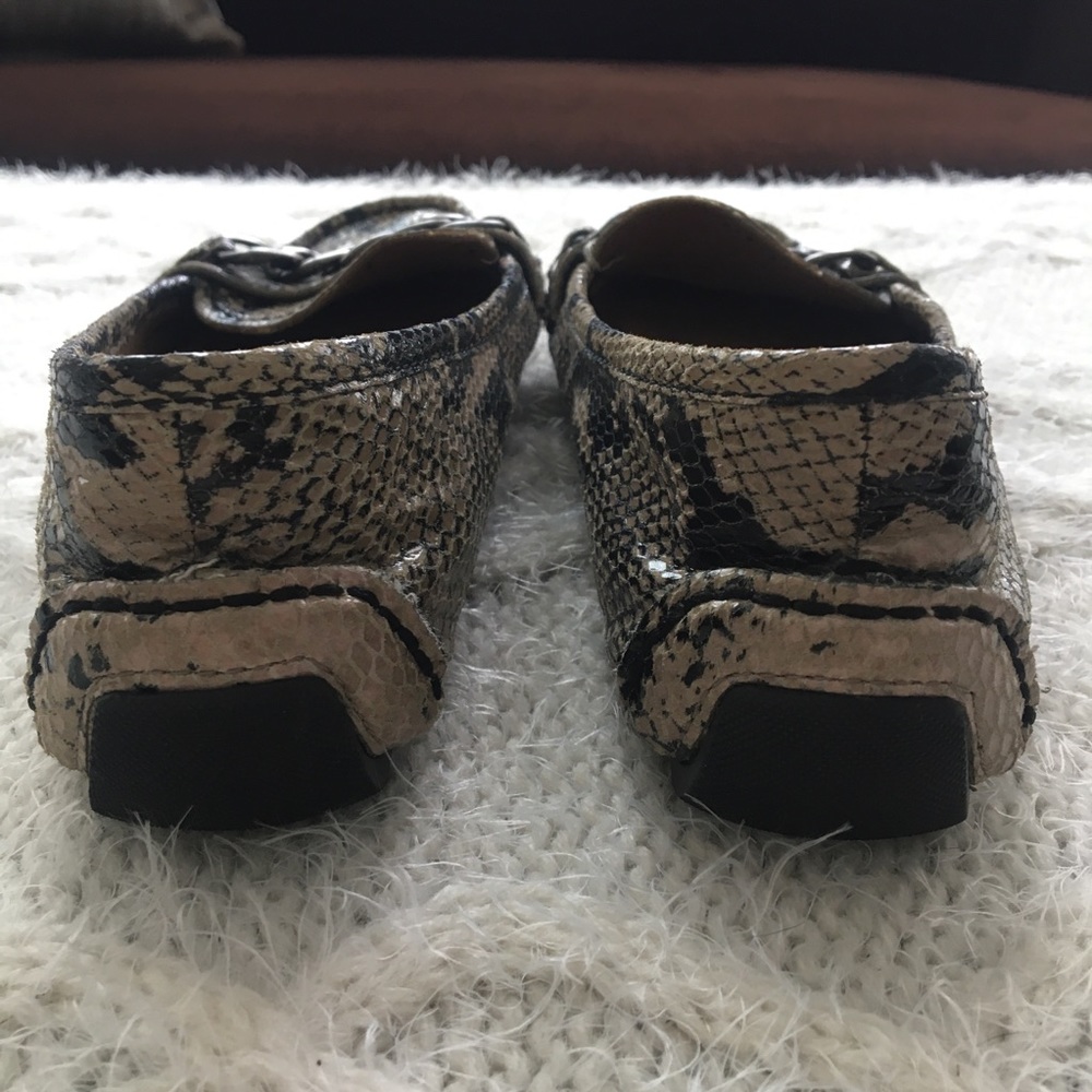 Circa Joan & David Lux Series Python Chain Flats - image 4